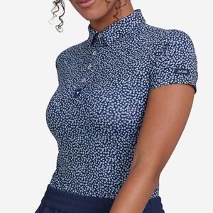 BAD BIRDIE DITSY DOWN WOMEN'S CORE PERFORMANCE POLO